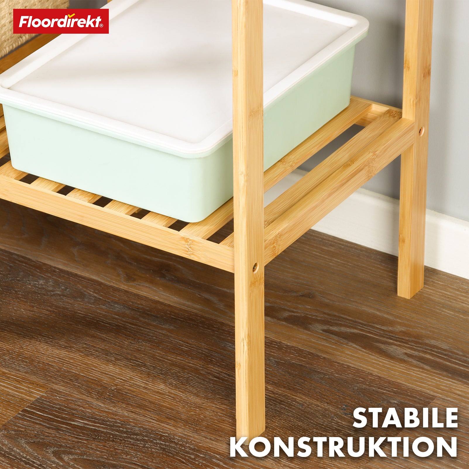 Bambus-Standregal | Lowa | Ideal zur kreativen Anordnung Ihrer Wohnaccessoires | Verfügbar in 3 Größen