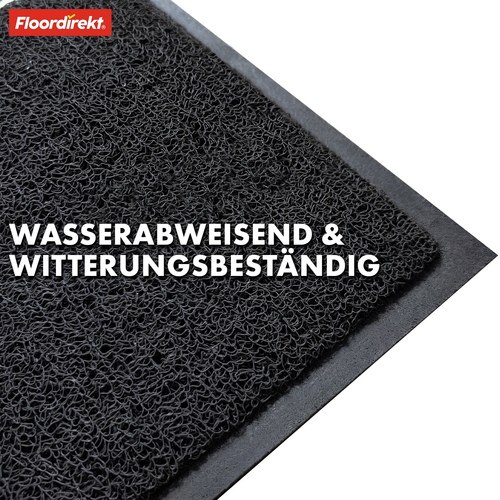 Fußmatte für den Eingangsbereich | Vinyl Spaghettimatte | In Zwei Farben, Mit oder Ohne Aufdruck