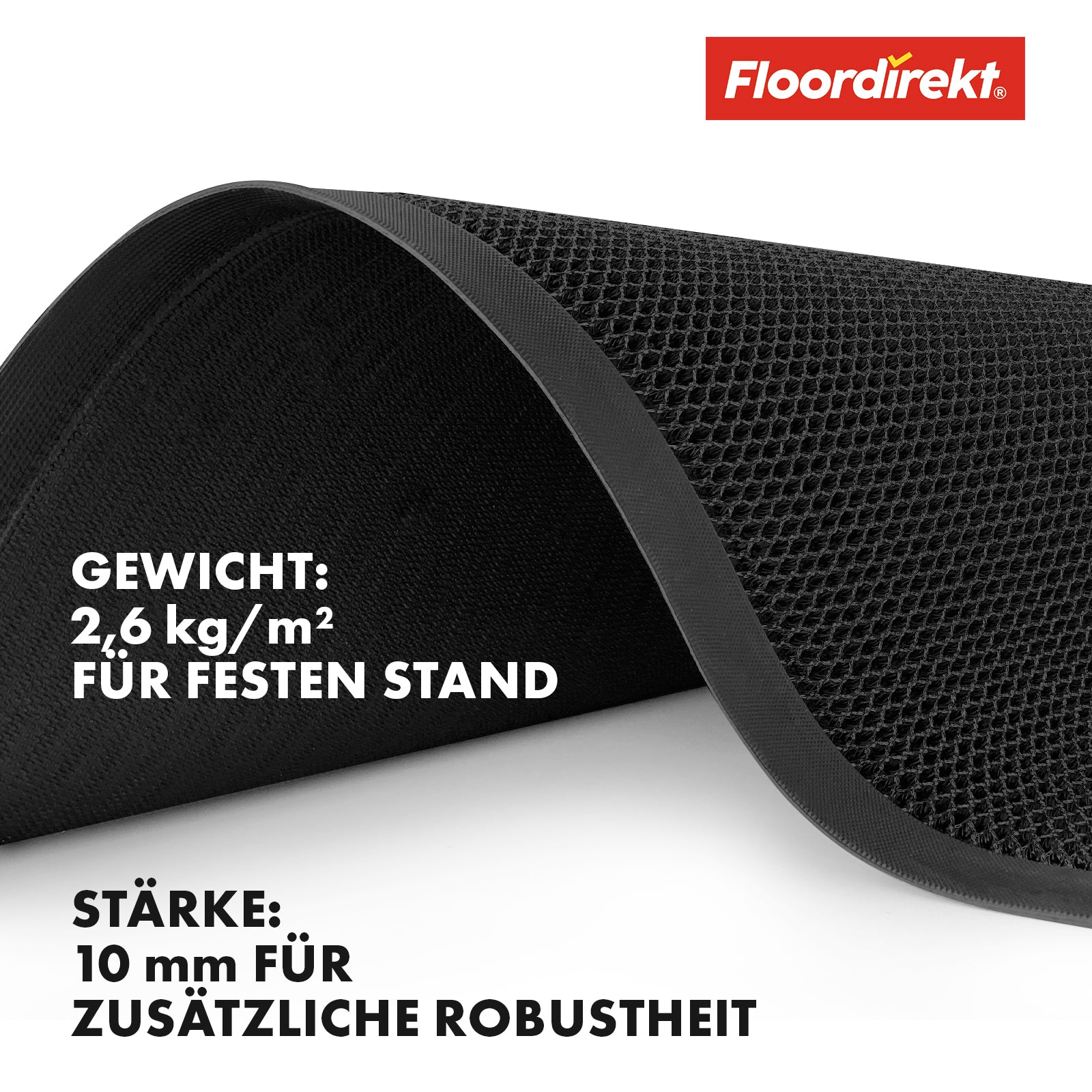 Fussmatte | Imperial 1000 | Innovatives 3D-Netz zur effektiven Filterung | Verfügbar in 2 Farben und 3 Größen