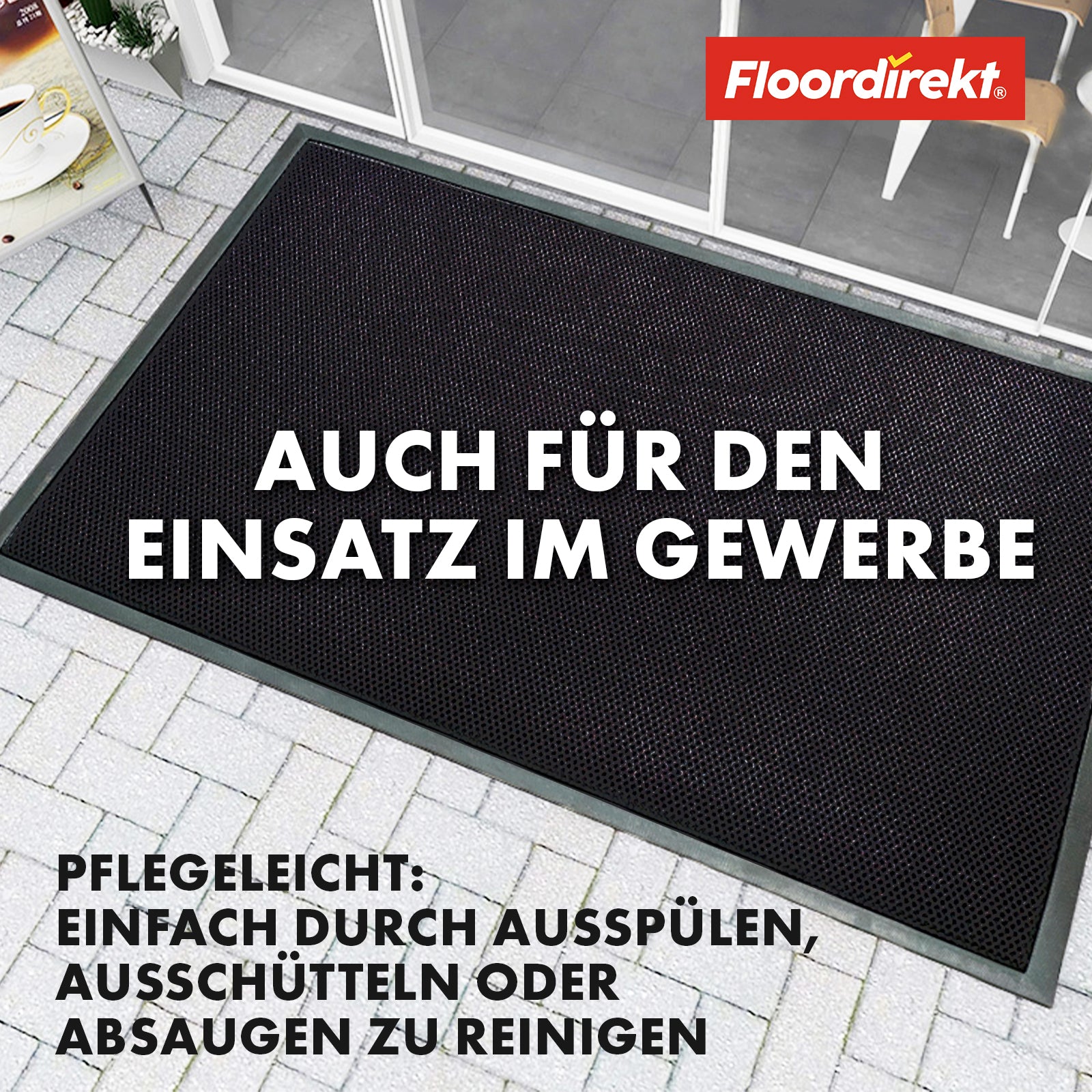 Fussmatte | Imperial 1000 | Innovatives 3D-Netz zur effektiven Filterung | Verfügbar in 2 Farben und 3 Größen