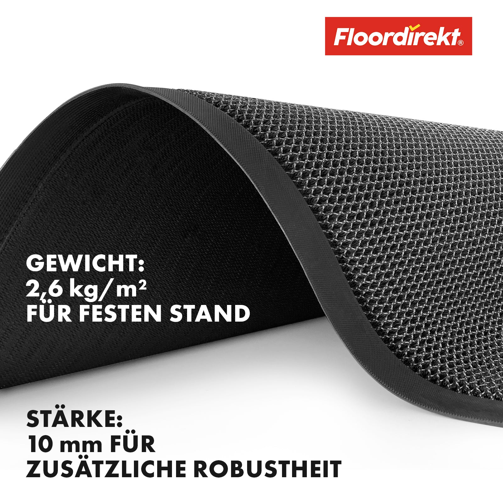 Fussmatte | Imperial 1000 | Innovatives 3D-Netz zur effektiven Filterung | Verfügbar in 2 Farben und 3 Größen