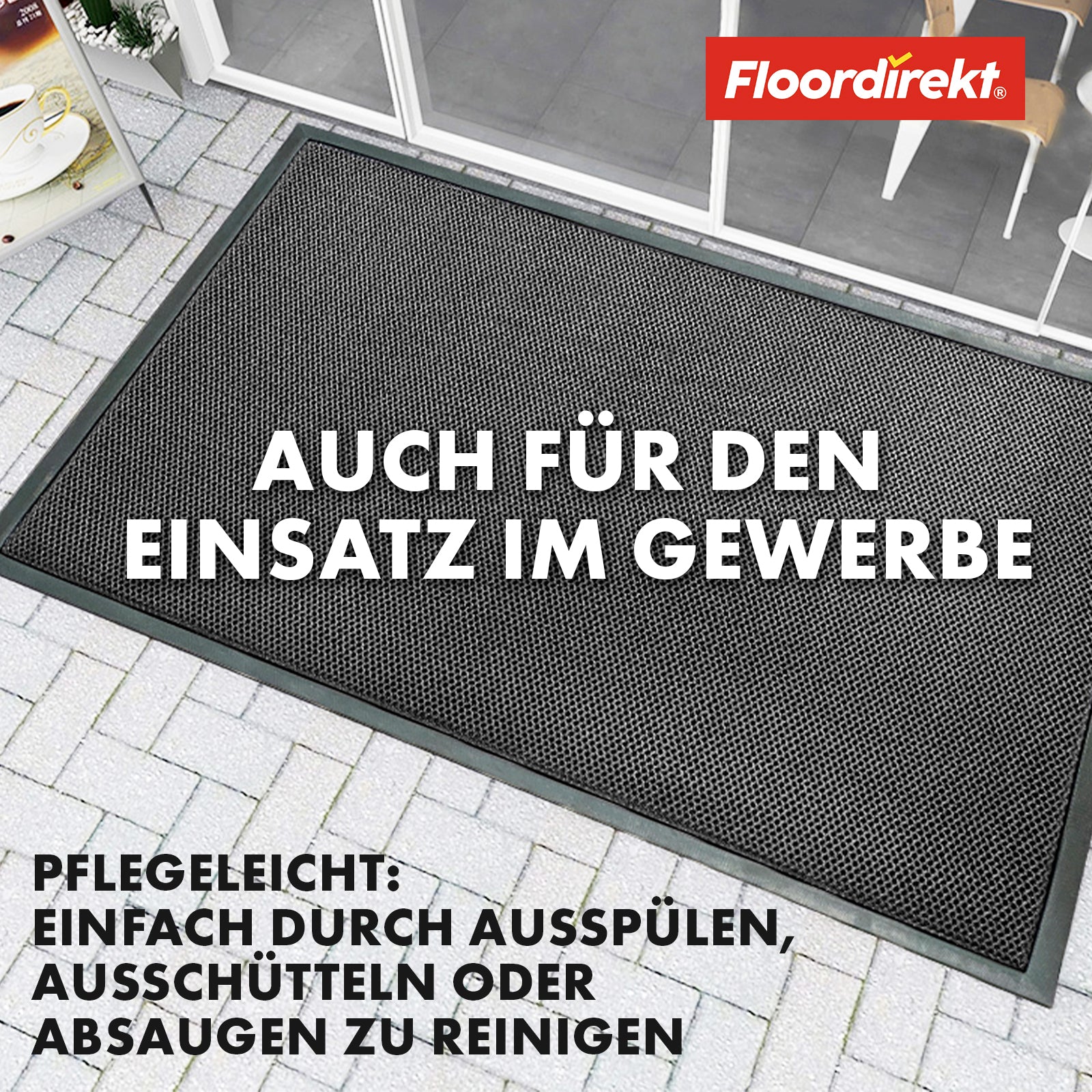 Fussmatte | Imperial 1000 | Innovatives 3D-Netz zur effektiven Filterung | Verfügbar in 2 Farben und 3 Größen