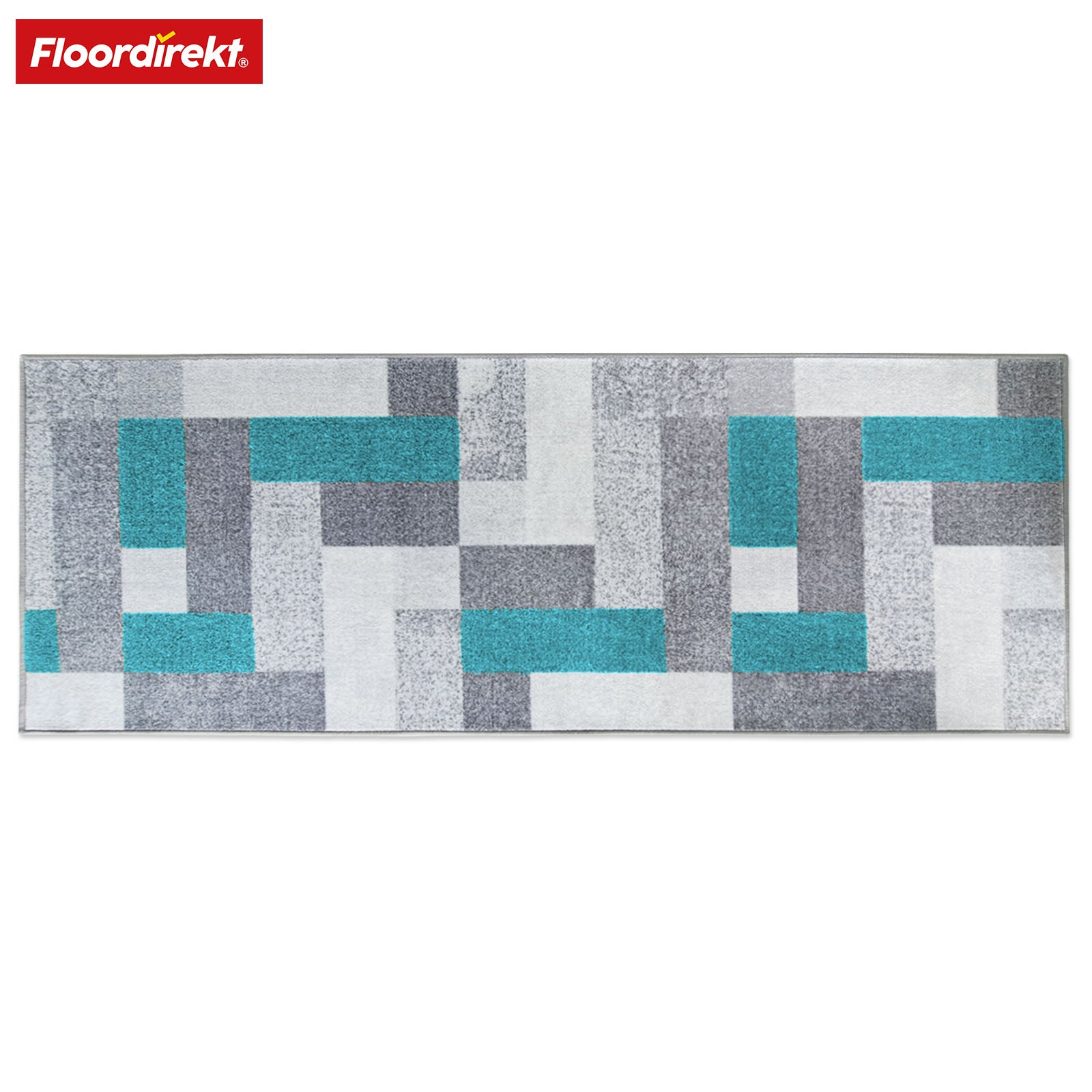 Teppich-Läufer nach Maß | New York | Rutschhemmend mit Gel-Rücken | Modernes Design in verschiedene Farben