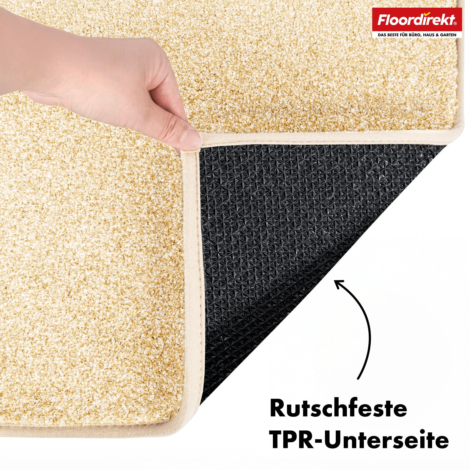 Schmutzfangmatte | Nasa | Weiche und wasserabsorbierende Fußmatte aus Polyester mit rutschfester Unterseite | Verschiedene Farben & Größen