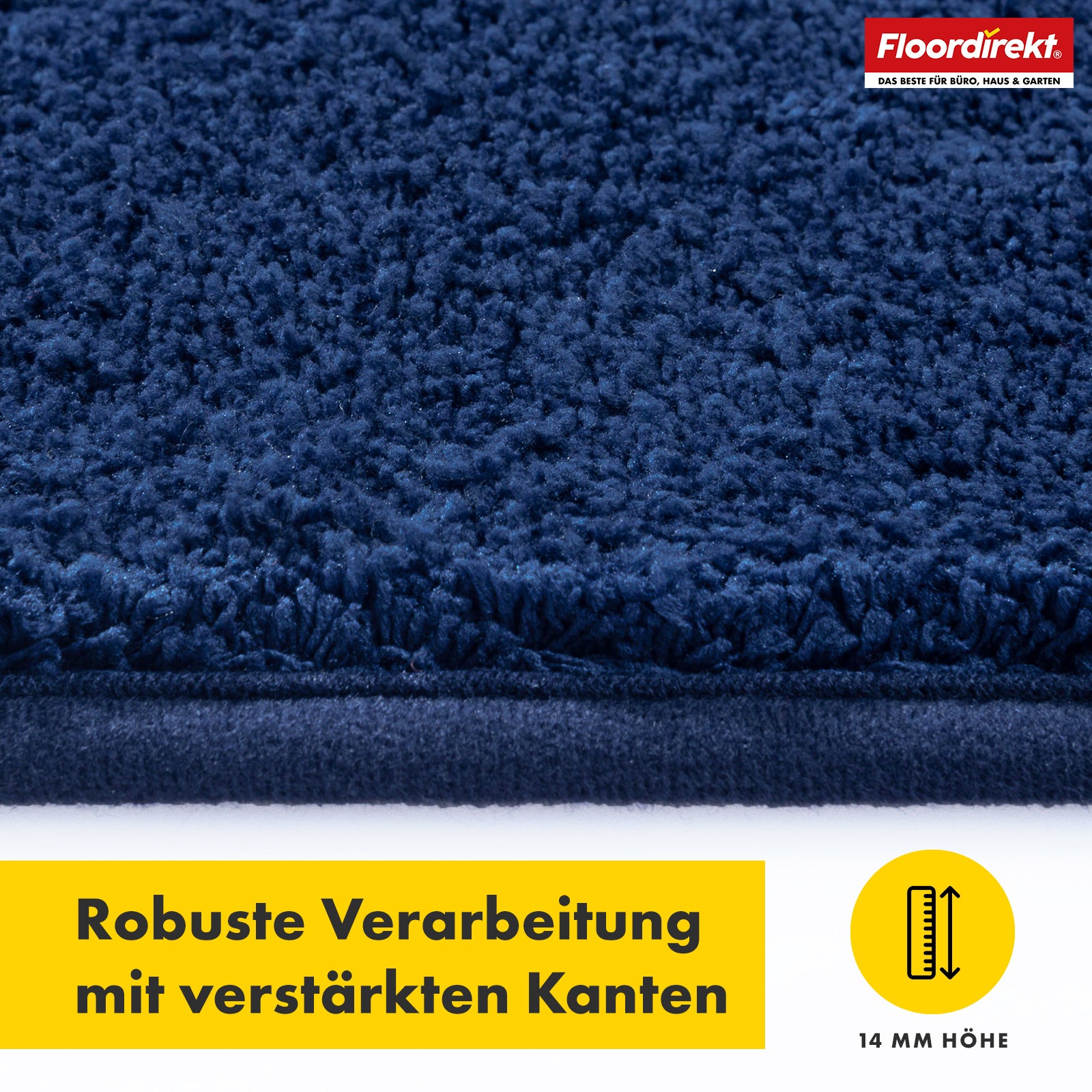 Schmutzfangmatte | Nasa | Weiche und wasserabsorbierende Fußmatte aus Polyester mit rutschfester Unterseite | Verschiedene Farben & Größen