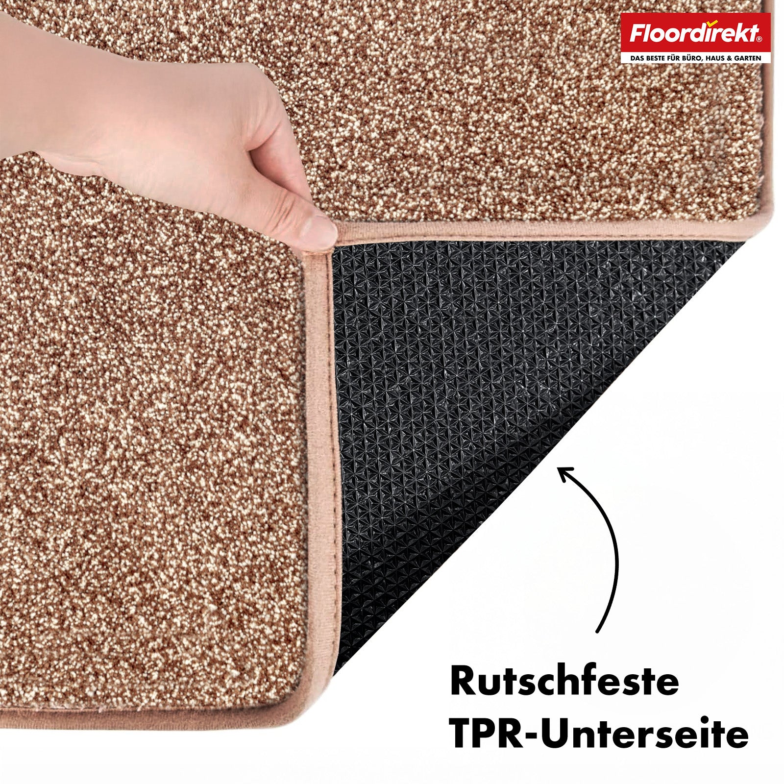 Schmutzfangmatte | Nasa | Weiche und wasserabsorbierende Fußmatte aus Polyester mit rutschfester Unterseite | Verschiedene Farben & Größen