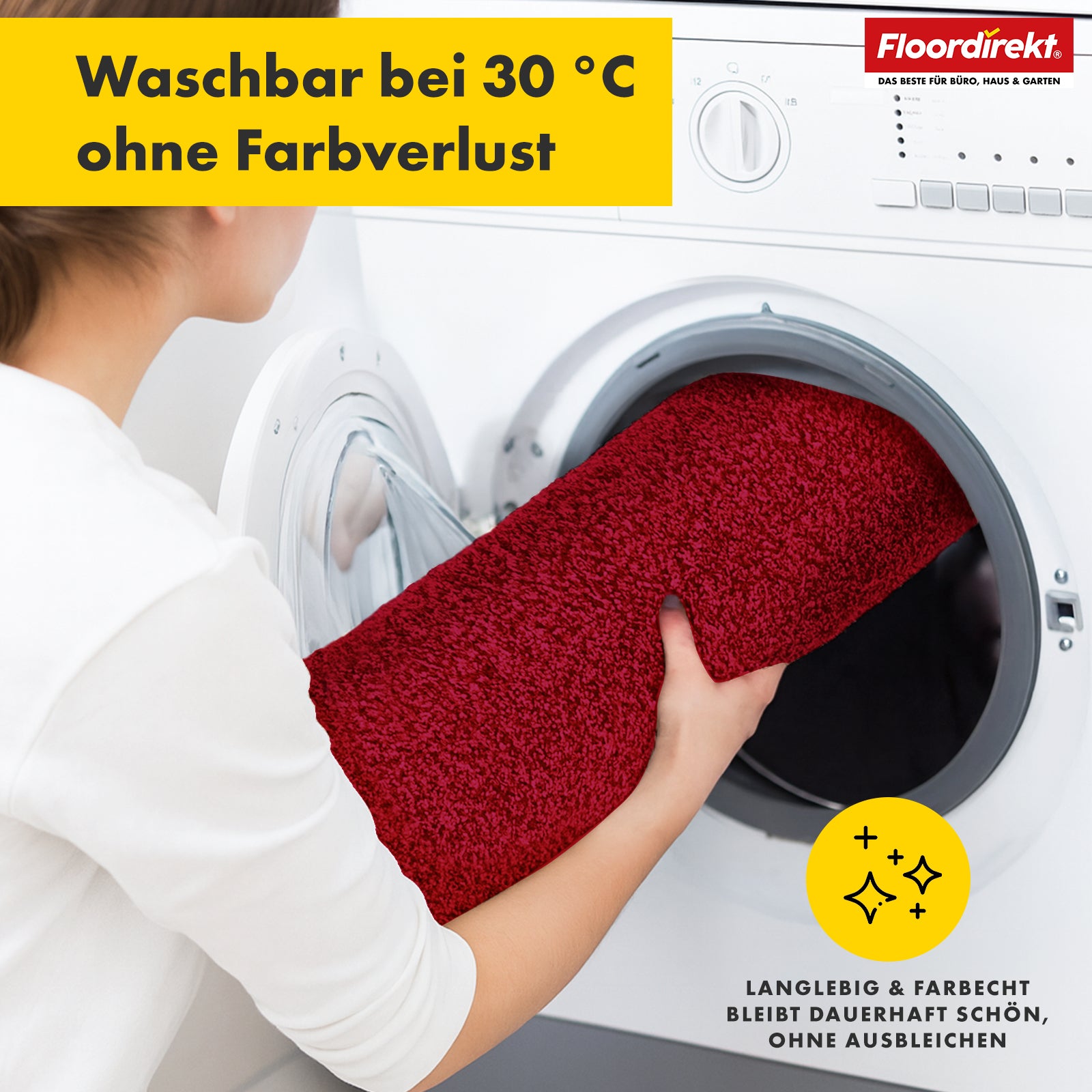 Schmutzfangmatte | Nasa | Weiche und wasserabsorbierende Fußmatte aus Polyester mit rutschfester Unterseite | Verschiedene Farben & Größen
