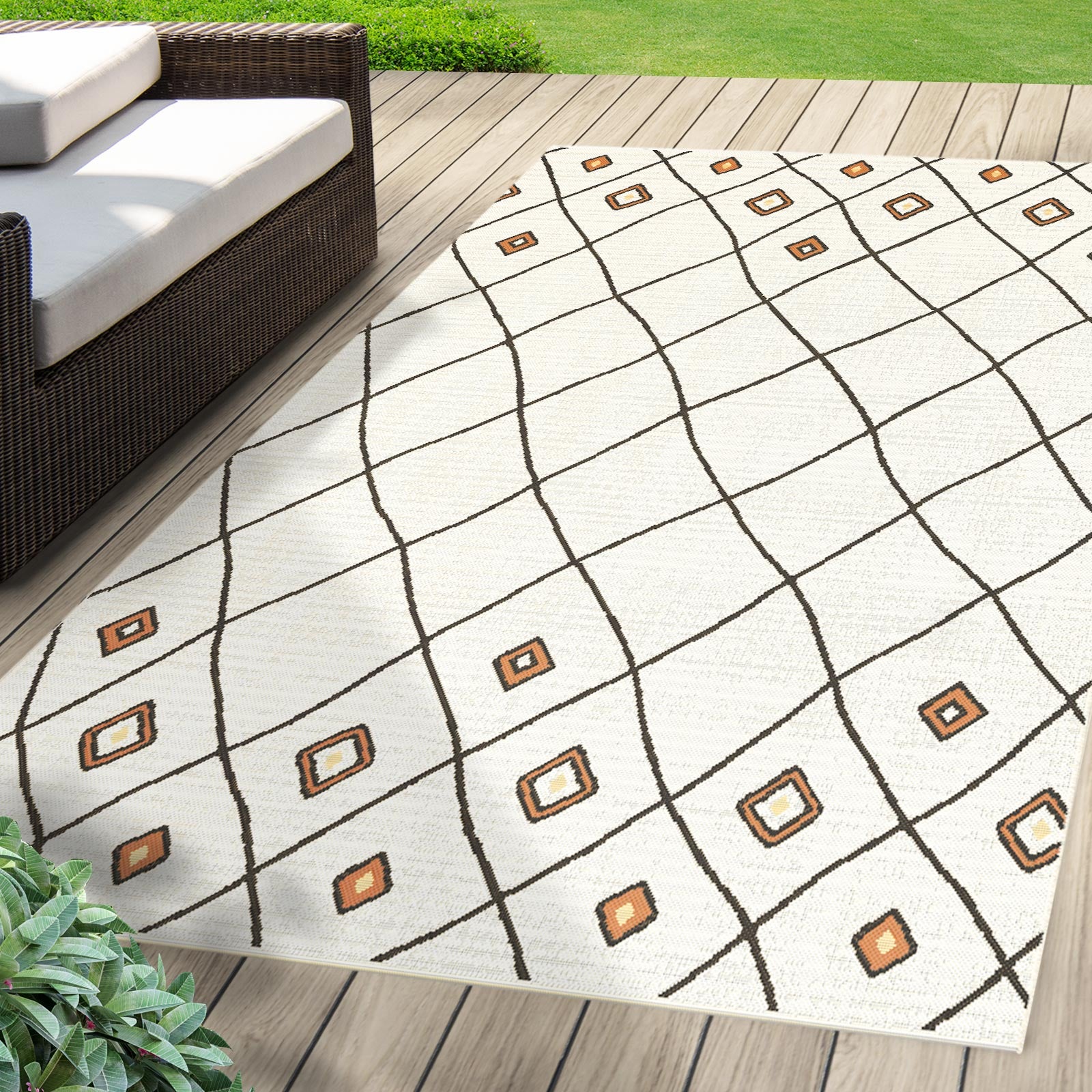 Karat Outdoorteppich | Berber | 2 Farben