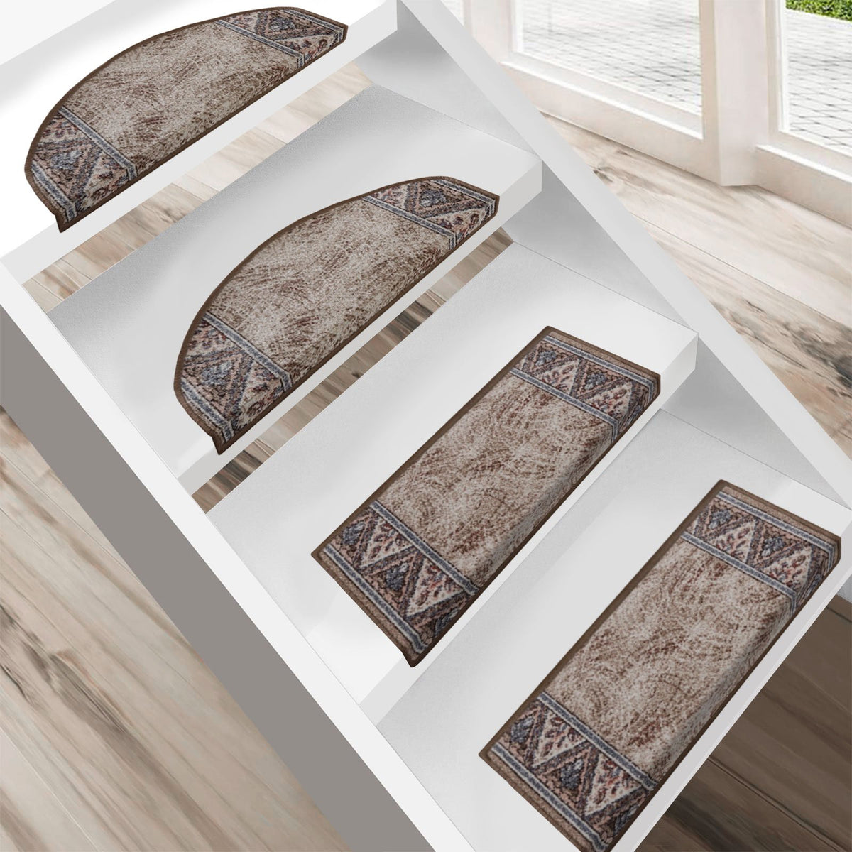 Stufenmatte Elota | 2 Farben | Halbrund oder eckig