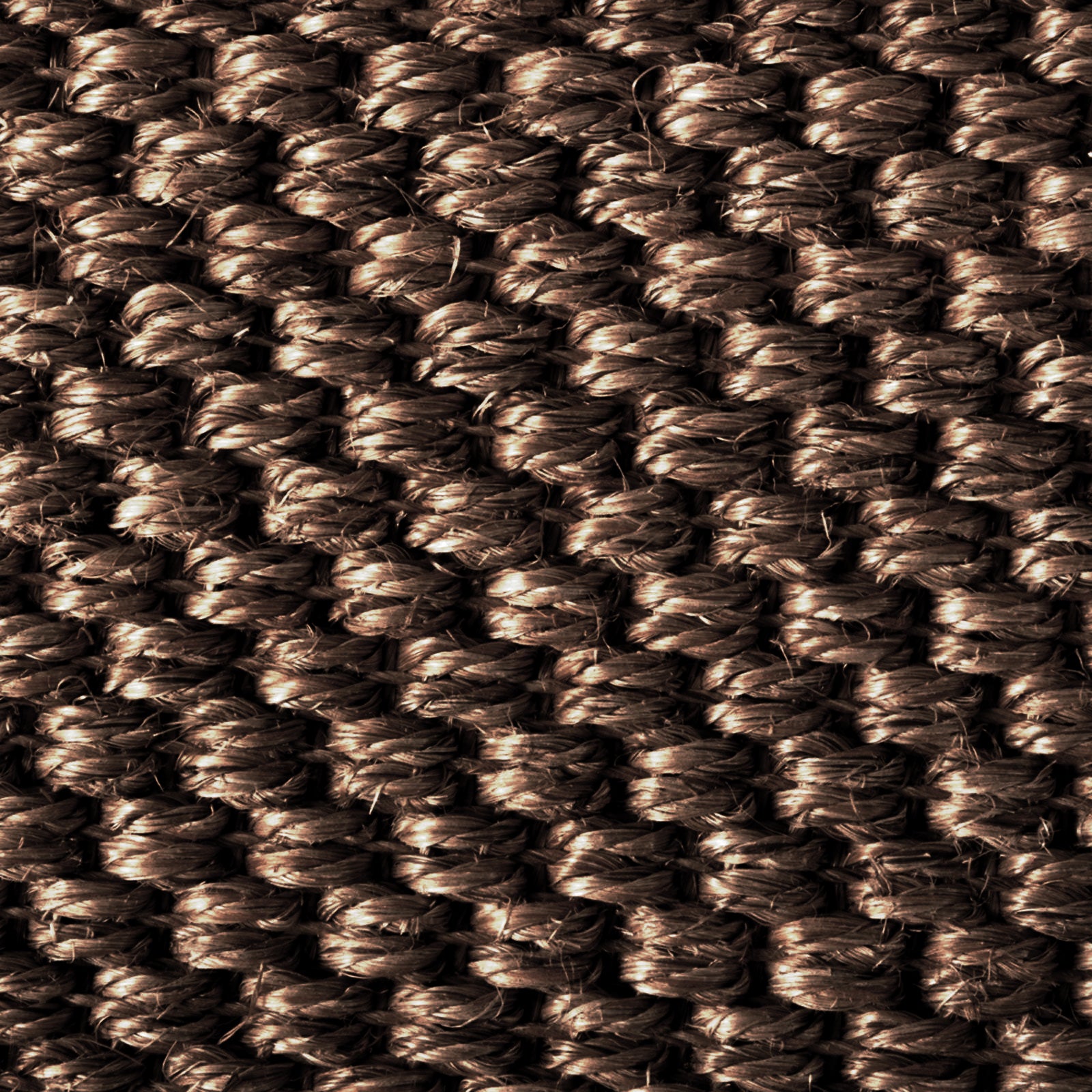 Sisal-Teppich auf Maß | Tiger-Eye-Struktur | Verschiedene Farben