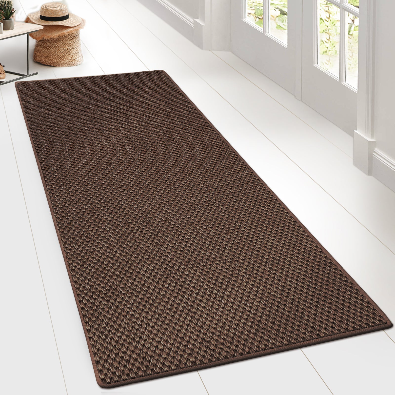 Sisal-Teppich auf Maß | Tiger-Eye-Struktur | Verschiedene Farben