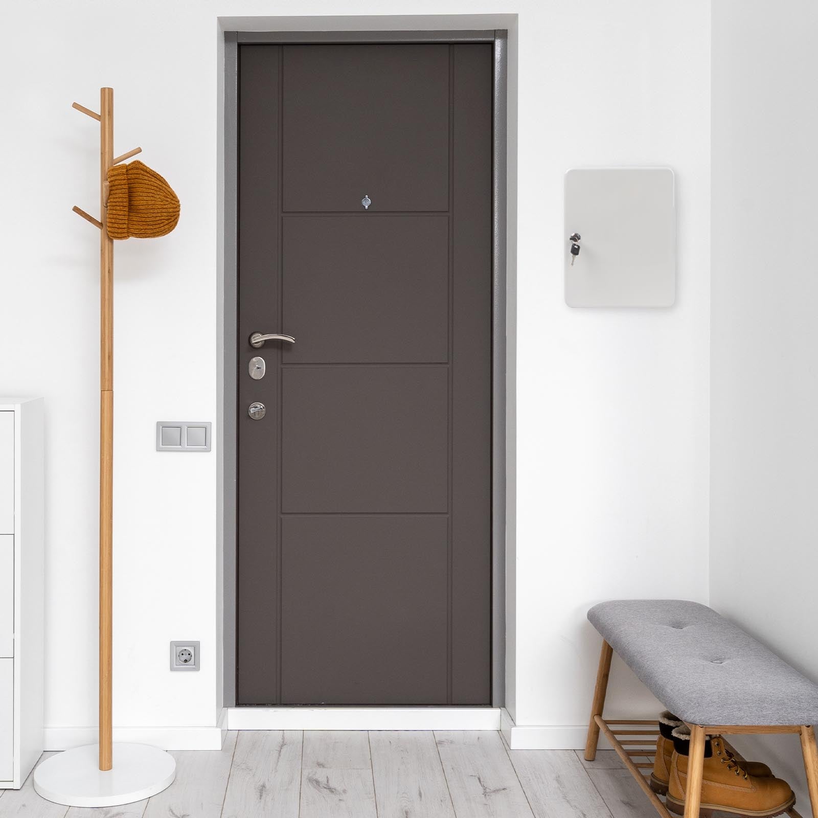 Schlüsselkasten | Schlüsselbox aus lackiertem Stahl | Inklusive Befestigungsmaterial