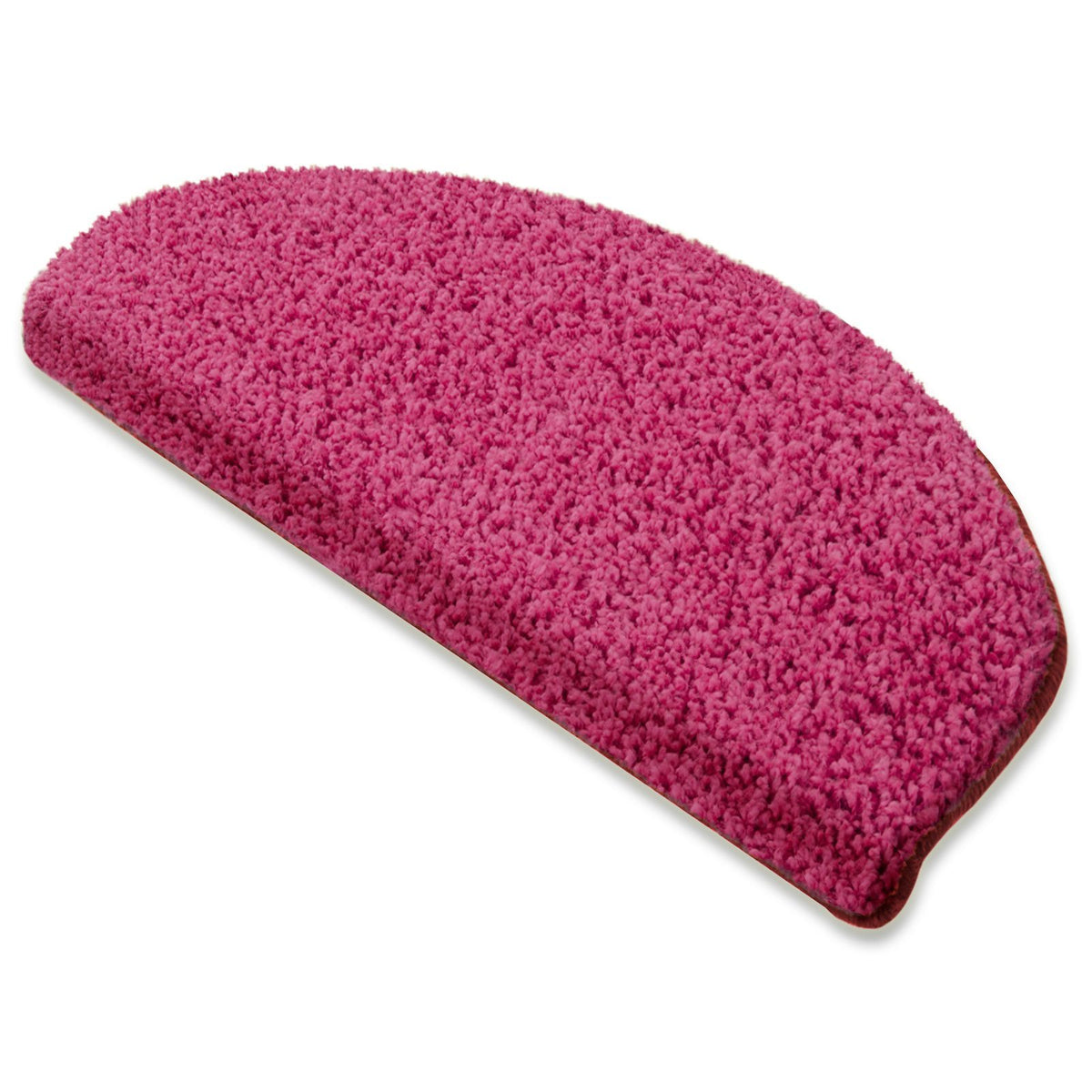 Shaggy-Stufenmatte Barcelona Halbrund oder eckig Viele Farben | Pink
