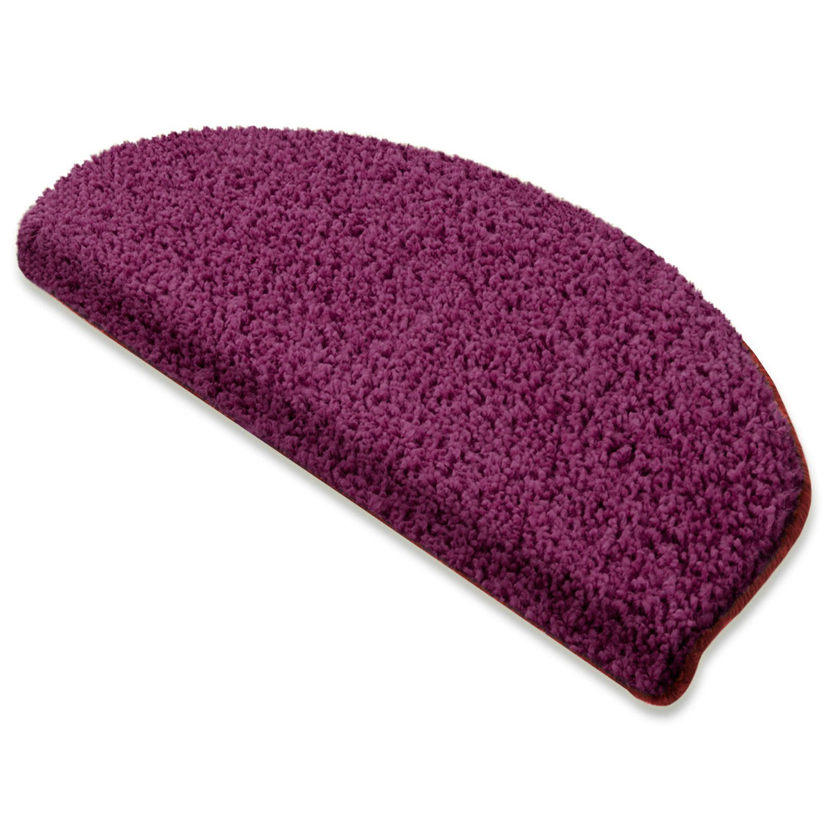 Shaggy-Stufenmatte Barcelona Halbrund oder eckig Viele Farben | Berry