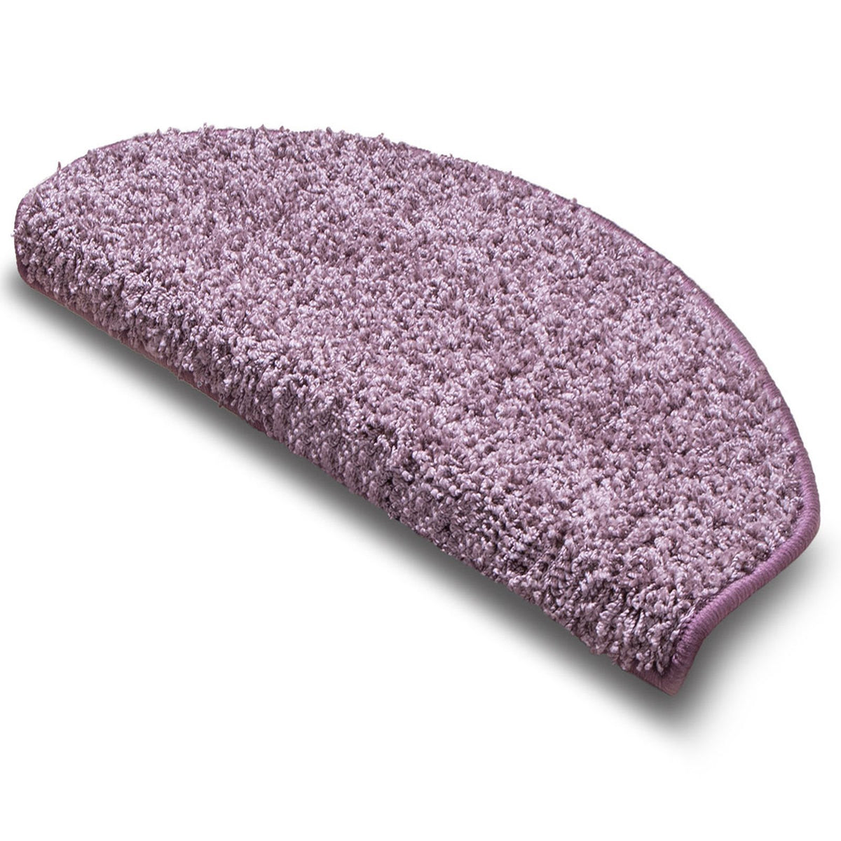 Shaggy-Stufenmatte Barcelona Halbrund oder eckig Viele Farben | Lavendel