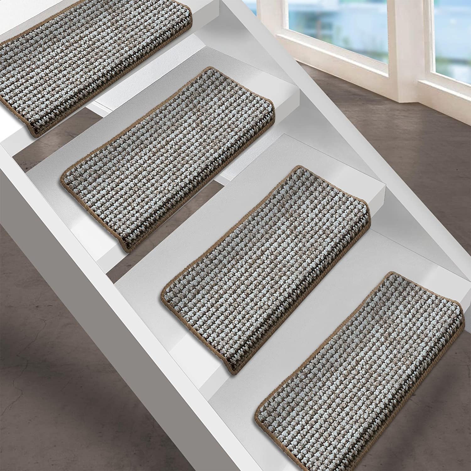 Stufenmatte Grandeur Halbrund oder Eckig Erhältlich in 5 Farben | Beige