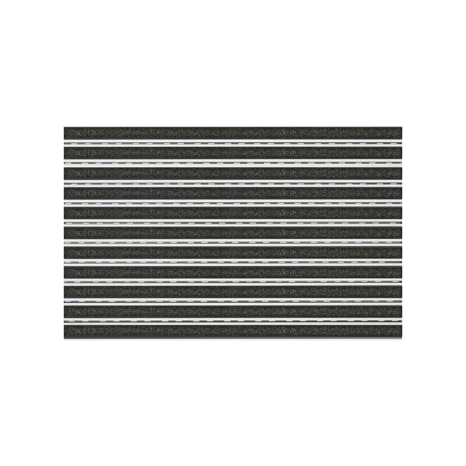 ✂ Eingangsmatte Aluflex JR Carpet | 10 mm | Textil-Rips | Zuschnitt