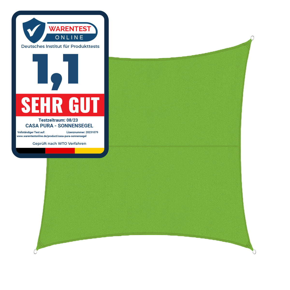 casa pura sonnensegel 5x7 Sonnensegel für Garten und Balkon
