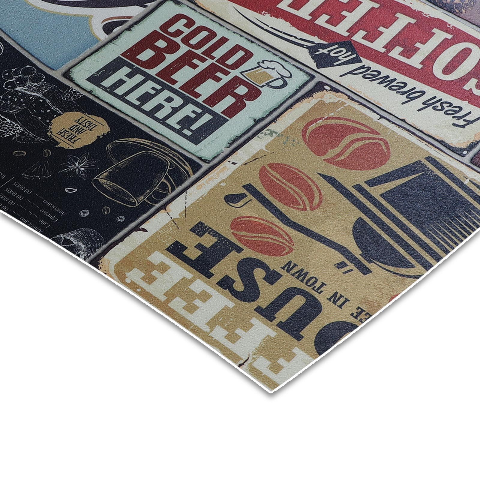 ✂ 3D CV-Belag | Coffee Time | Zuschnitt | Verschiedene Breiten