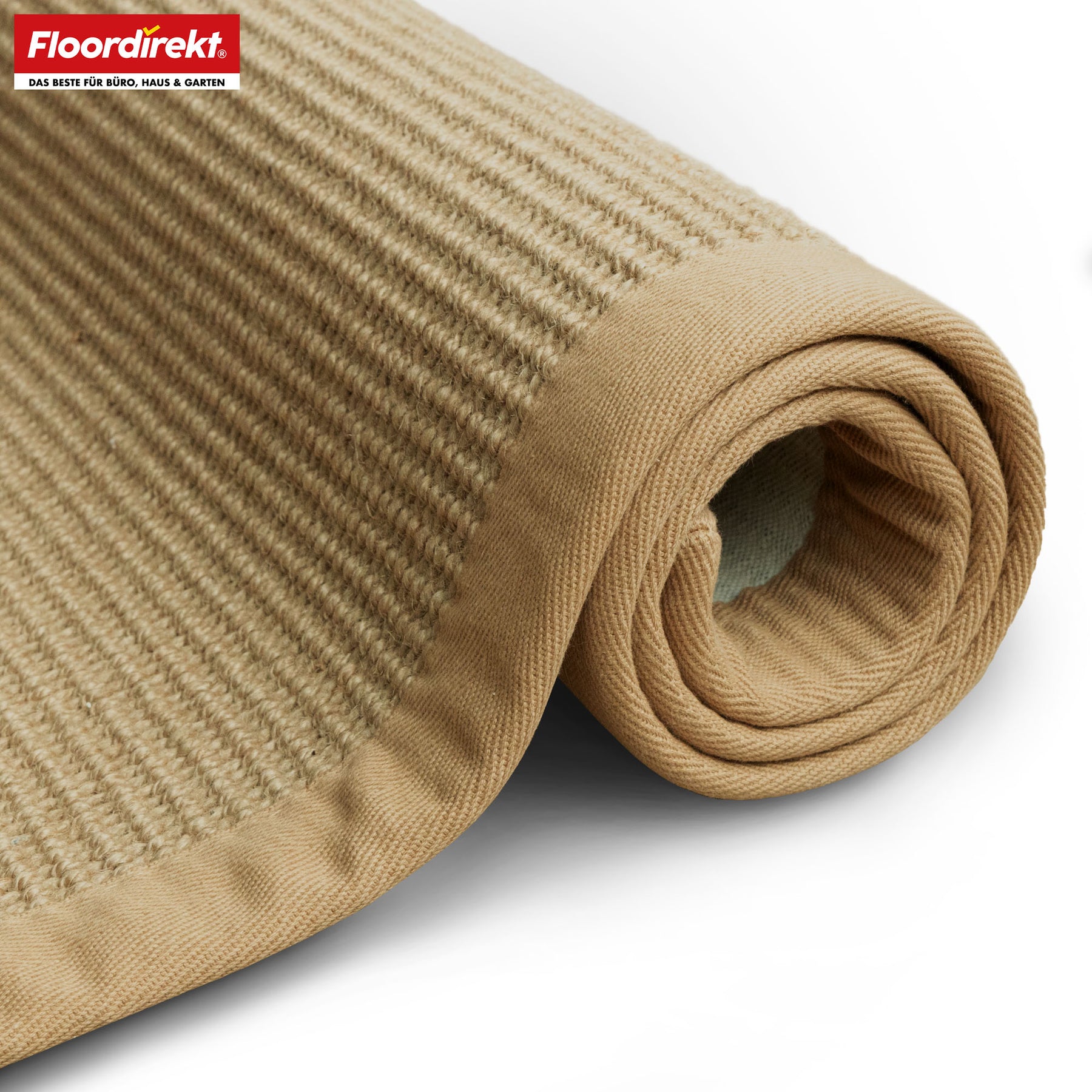 Sisal-Teppich | Bombay | Mit rutschhemmendem Rücken & Baumwollbordüre | In vielen Größen