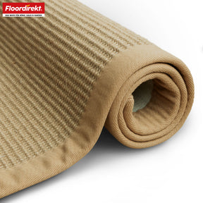 Sisal-Teppich | Bombay | Mit rutschhemmendem Rücken & Baumwollbordüre | In vielen Größen