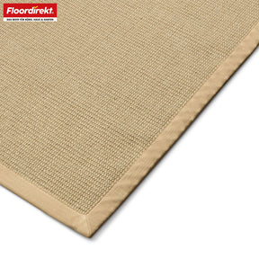 Sisal-Teppich | Bombay | Mit rutschhemmendem Rücken & Baumwollbordüre | In vielen Größen