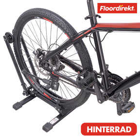 Fahrradständer Bodenparker | Finn | Faltbarer Stahlständer für Räder von 20" bis 29" | Platzsparend und Stabil