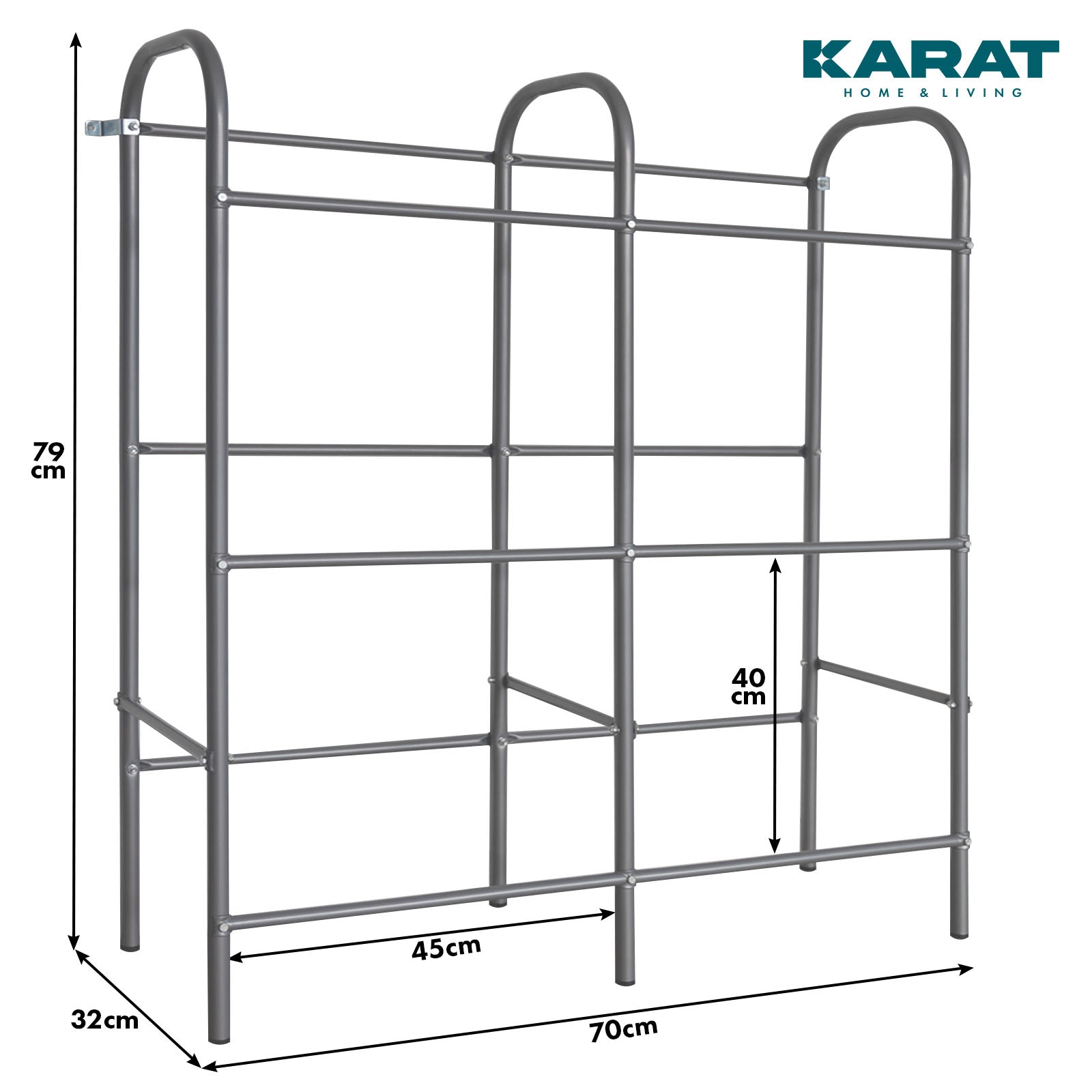 T1_96 x 32,5 x 115,5 cm | Für 6 Kästen