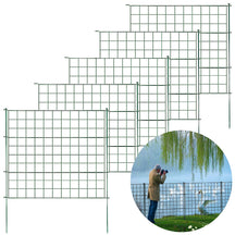 Gitterzaun | Pablo | 5-teiliges Metall-Steckzaun-Set | Erweiterbar für Garten, Teich & Tiere