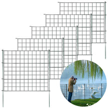 Gitterzaun | Pablo | 5-teiliges Metall-Steckzaun-Set | Erweiterbar für Garten, Teich & Tiere