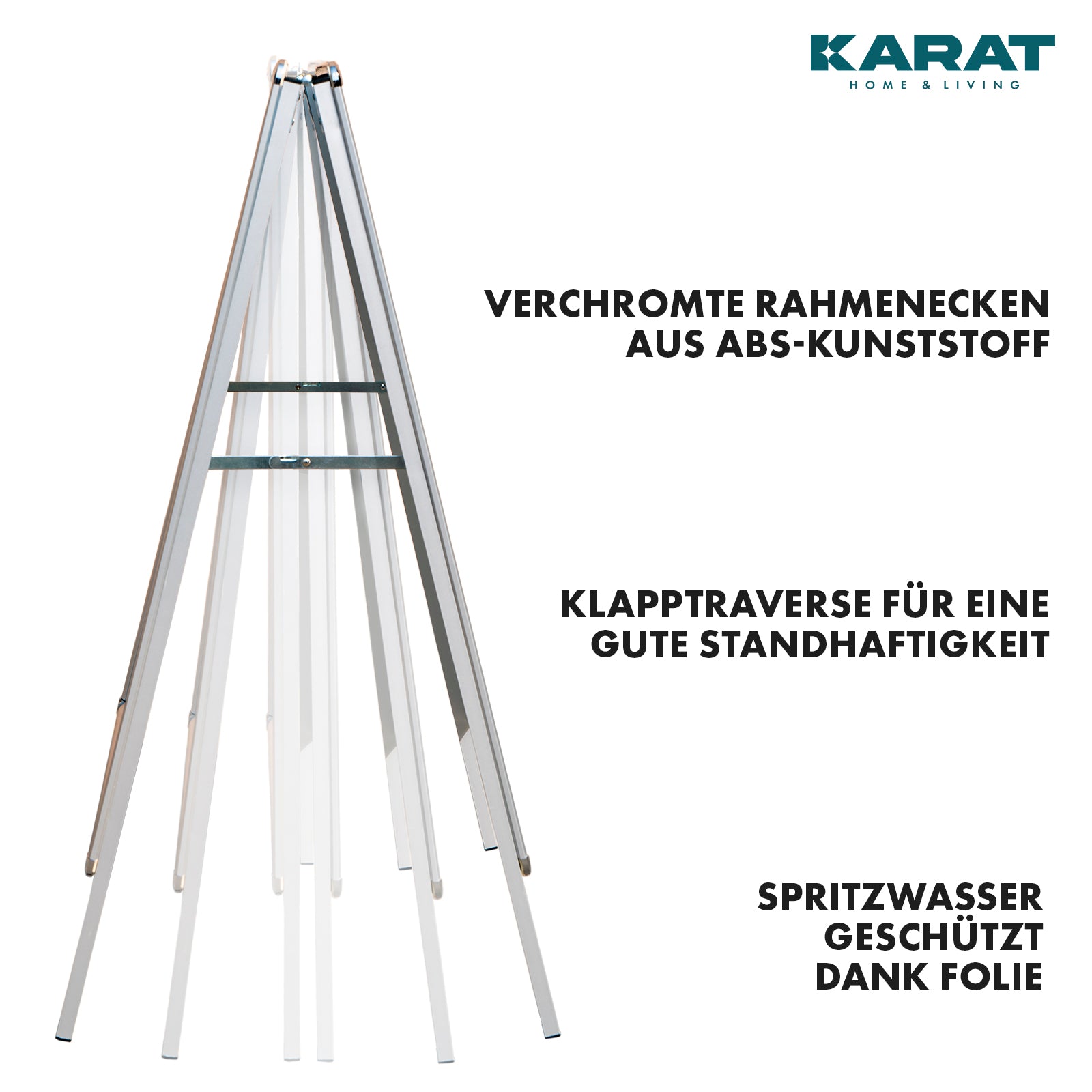 Kundenstopper | Beidseitig für 2 Plakate | Stabil und witterungsbeständig | Format: A1