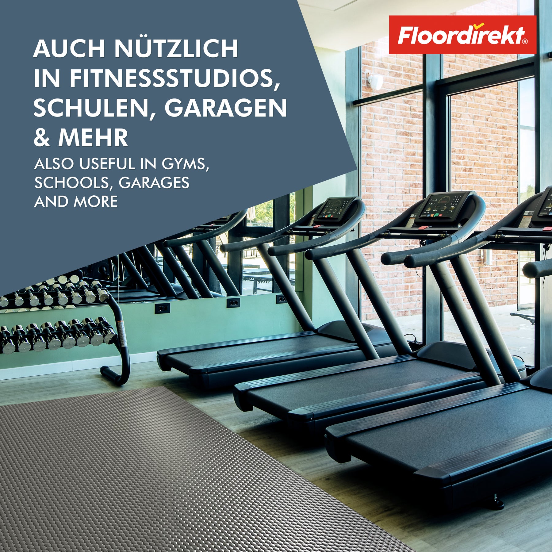 PVC-Bodenbelag | Hexagon | Robuster 2 mm Vinylboden, pflegeleicht & rutschfest | In mehreren Farben erhältlich