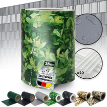 PVC-Sichtschutzstreifen | Für Gittermatten-Zäune | 3 Farben + 4 Designs