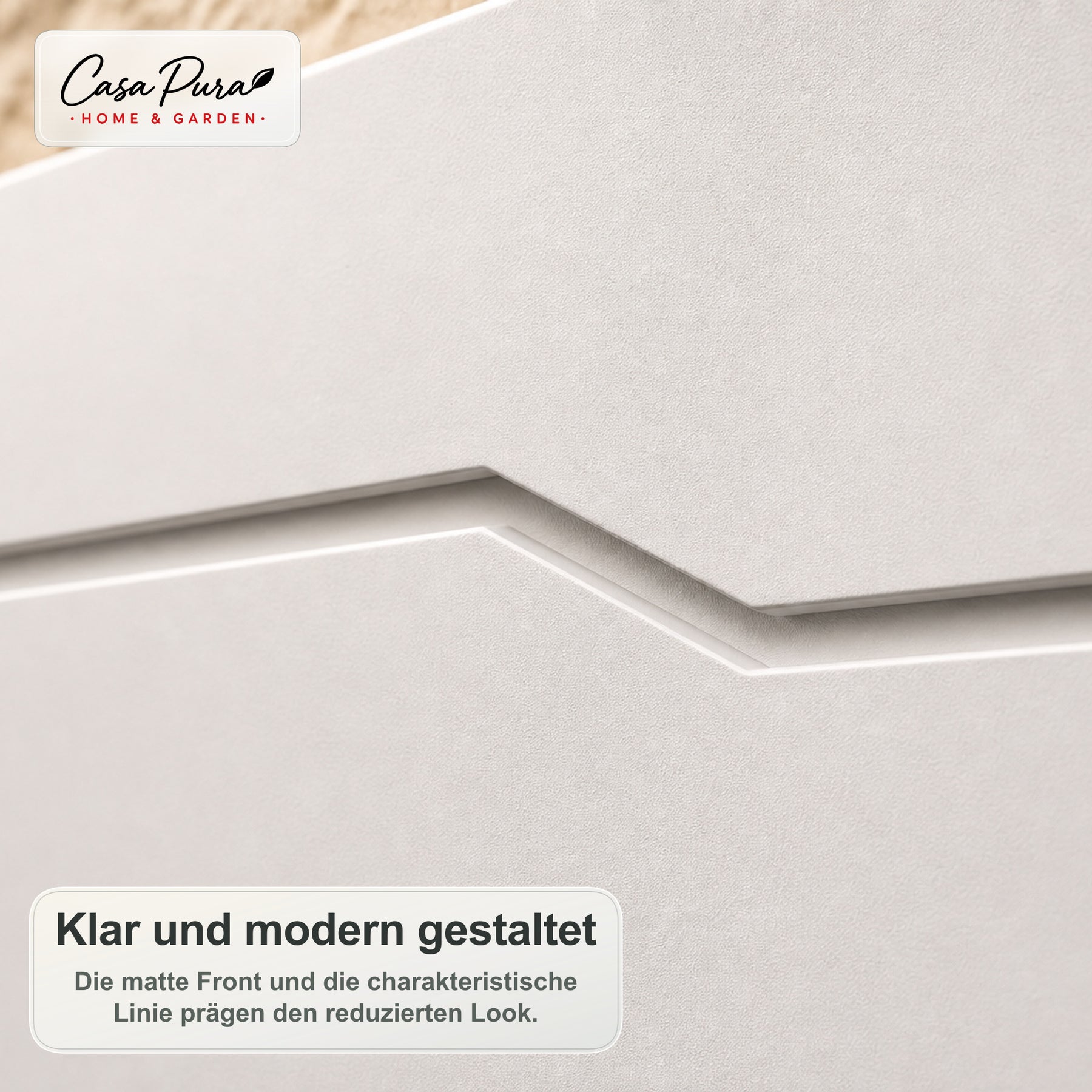 Briefkasten | Claude | Wandbriefkasten mit Zeitungsfach | Weiß | Abschließbar