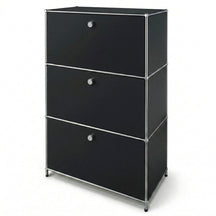 Metallschrank | Concept Epure MK-129 | Sideboard mit 3 verschließbaren Fächern | Moderner Aufbewahrungsschrank