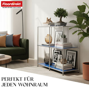 Metallregal | Concept Epure MK-027 | Offenes 3-stöckiges Sideboard & Ablageregal | In mehreren Farben erhältlich