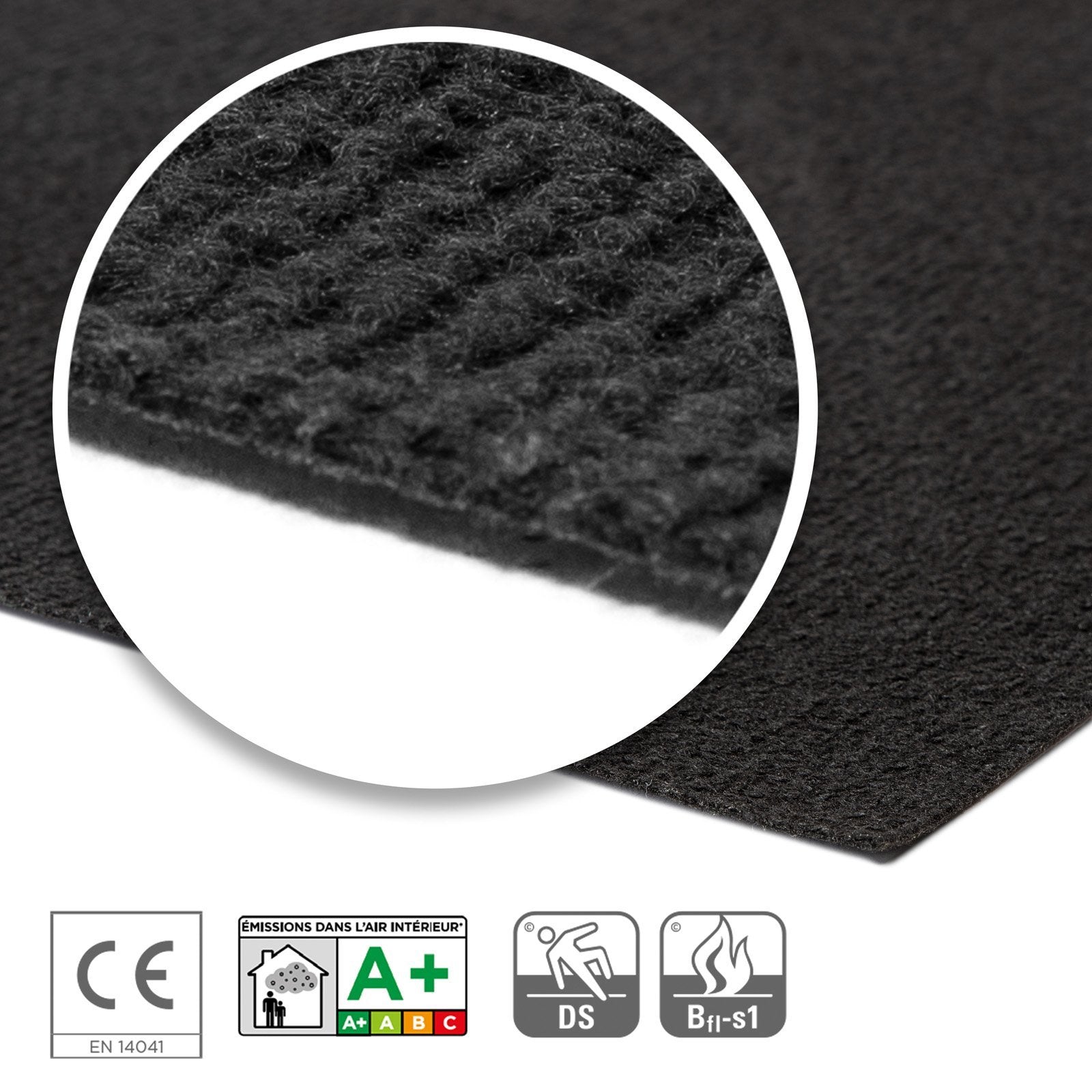 ✂ Event- und Messeteppich auf Maß | Sintra | 2 Breiten | 14 Farben