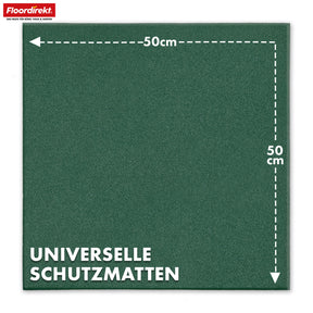 Fallschutzmatte | Play Protect | Rutschfester, robuster Gummi-Bodenschutz | Verschiedene Stärken & Farben | 50 x 50 cm