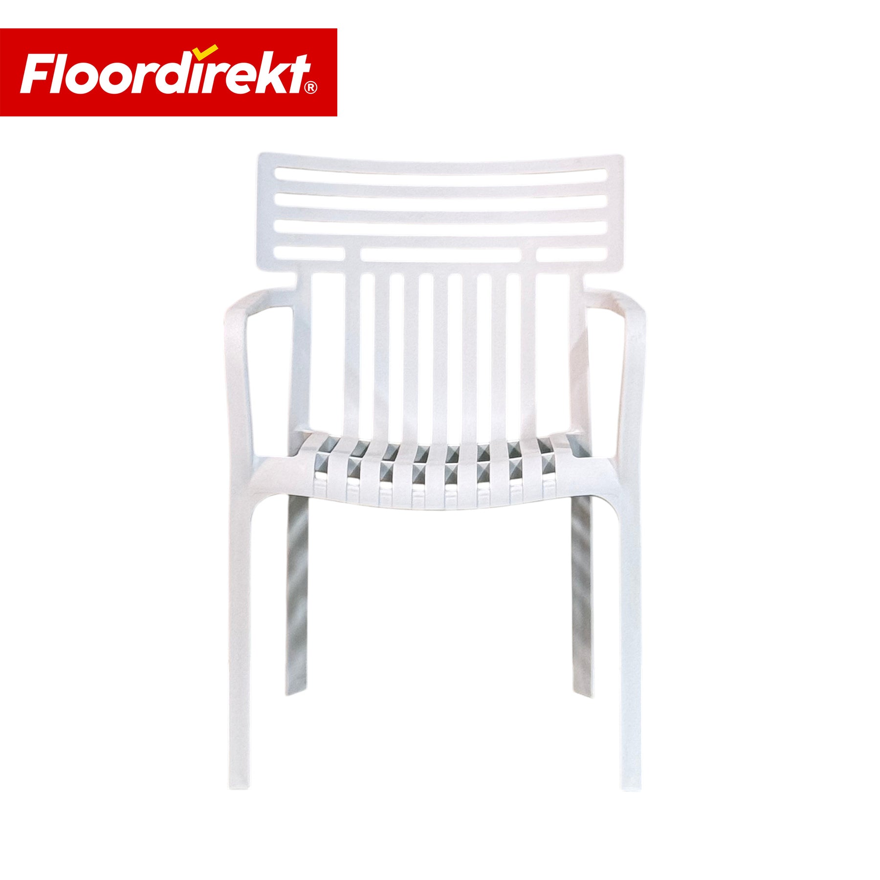 Gartenstuhl | Terrano | Stapelbarer Designstuhl wetterfest & UV-beständig für Garten, Balkon & Terrasse