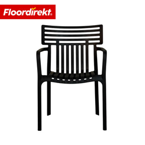 Gartenstuhl | Terrano | Stapelbarer Designstuhl wetterfest & UV-beständig für Garten, Balkon & Terrasse