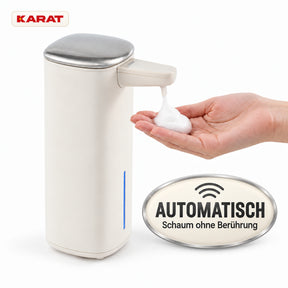 Automatischer Schaumseifenspender | Liora | Berührungsloser Seifenspender mit Sensor, USB-C-Akku & Edelstahl | 250 ml
