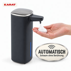Automatischer Schaumseifenspender | Liora | Berührungsloser Seifenspender mit Sensor, USB-C-Akku & Edelstahl | 250 ml