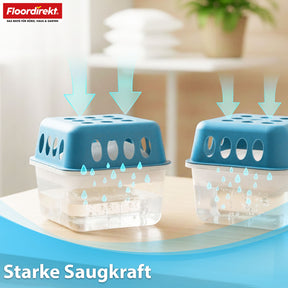 Luftentfeuchter Nachfüllpack 12er Set | Habo | Nachfüllbeutel für Raumentfeuchter für Keller, Bad, Wohnräume