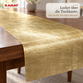 Tischläufer | Monarch | Dekovlies mit Metallic-Schimmer | 30 cm x 25 m Rolle | 13 Farben
