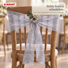 Tischläufer | Monarch | Dekovlies mit Metallic-Schimmer | 30 cm x 25 m Rolle | 13 Farben
