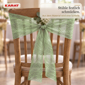 Tischläufer | Monarch | Dekovlies mit Metallic-Schimmer | 30 cm x 25 m Rolle | 13 Farben