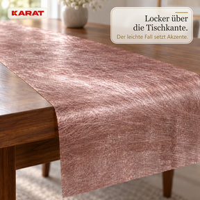 Tischläufer | Monarch | Dekovlies mit Metallic-Schimmer | 30 cm x 25 m Rolle | 13 Farben