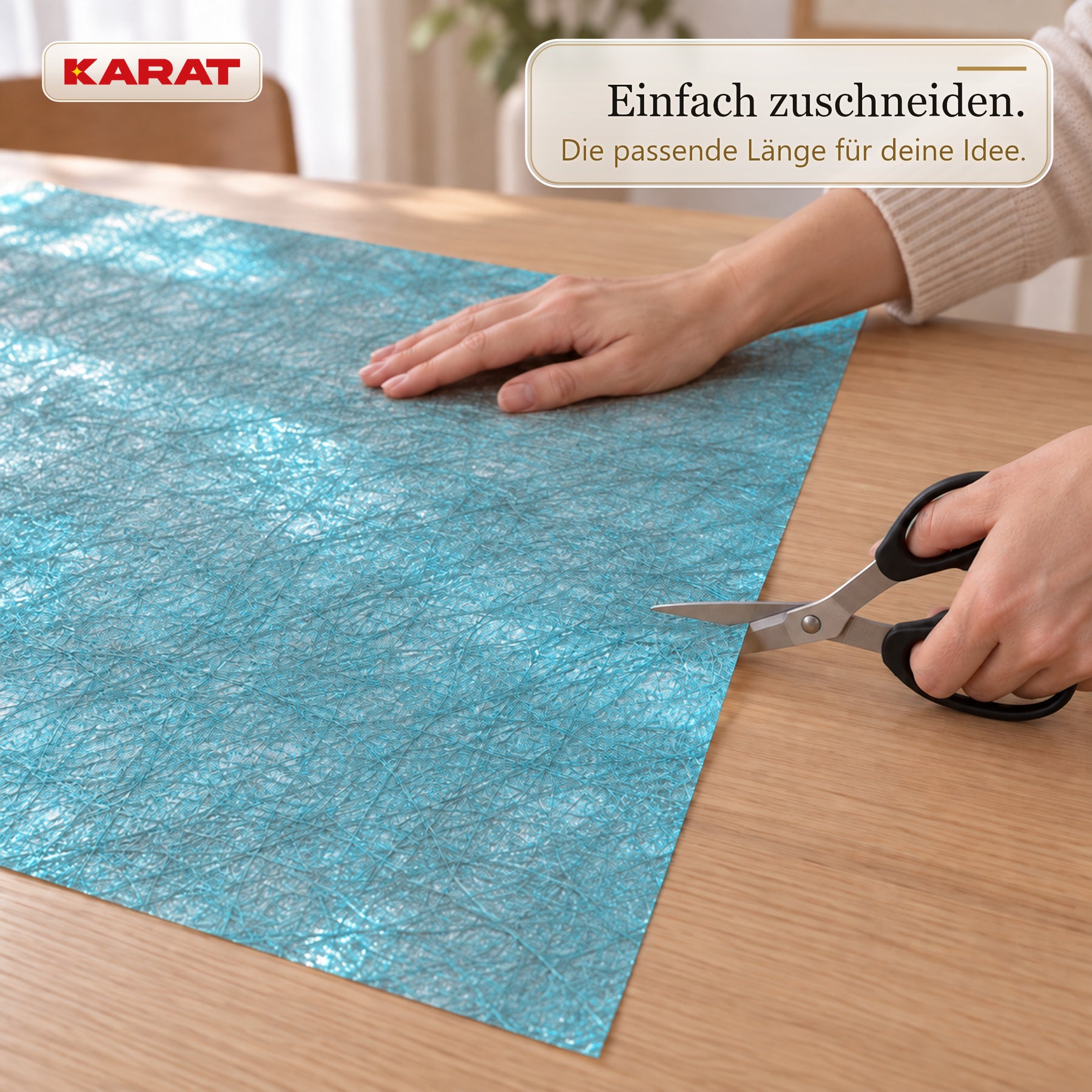 Tischläufer | Monarch | Dekovlies mit Metallic-Schimmer | 30 cm x 25 m Rolle | 13 Farben