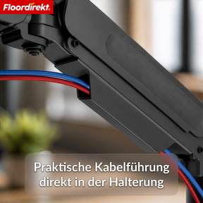 F5_Schwarz - Doppelarm für 2 Monitore