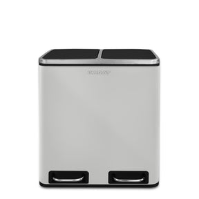 Mülleimer Felix aus Edelstahl | Trennsystem | Mit Schließdämpfer